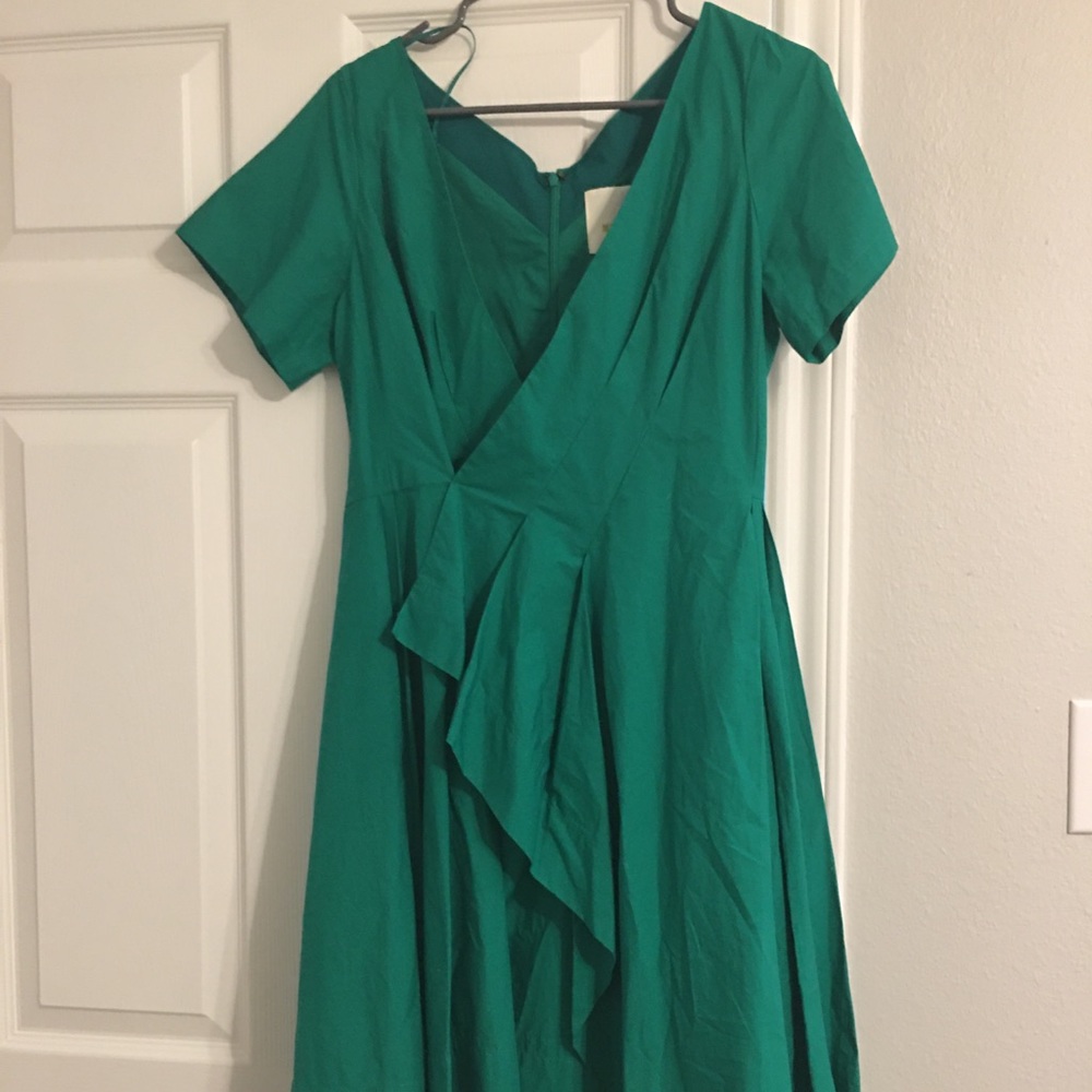 Emerald green vintage inspired dress